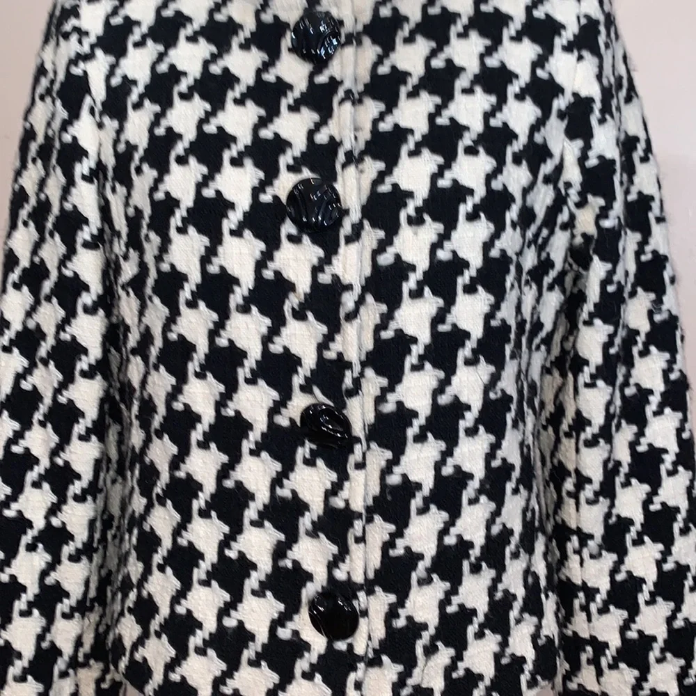 Juliana Collzione Houndstooth Wool Jacket - Picture 3 of 10